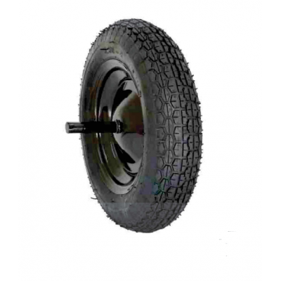 RODA PNEU 3.5X8 P/CARRINHO MAO C/EIXO