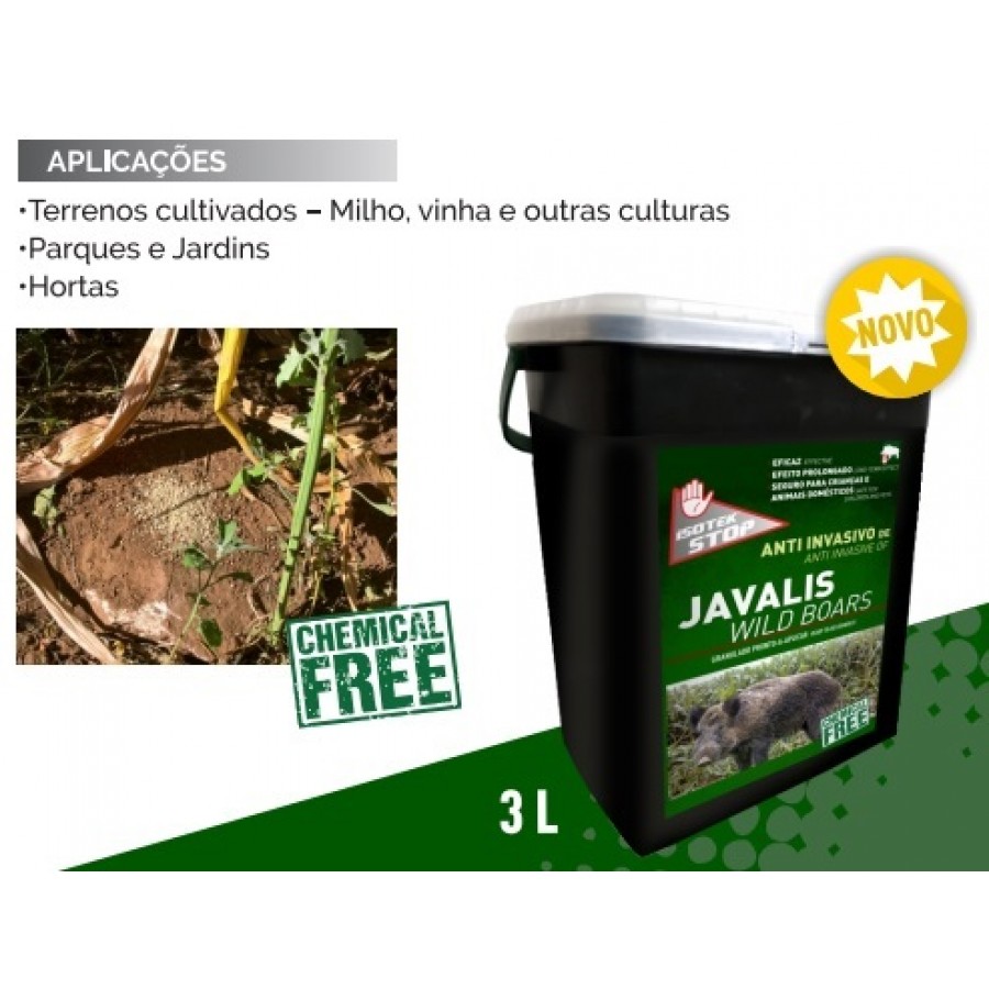 ISOTEK STOP -REPELENTE PARA JAVALIS 3 LT