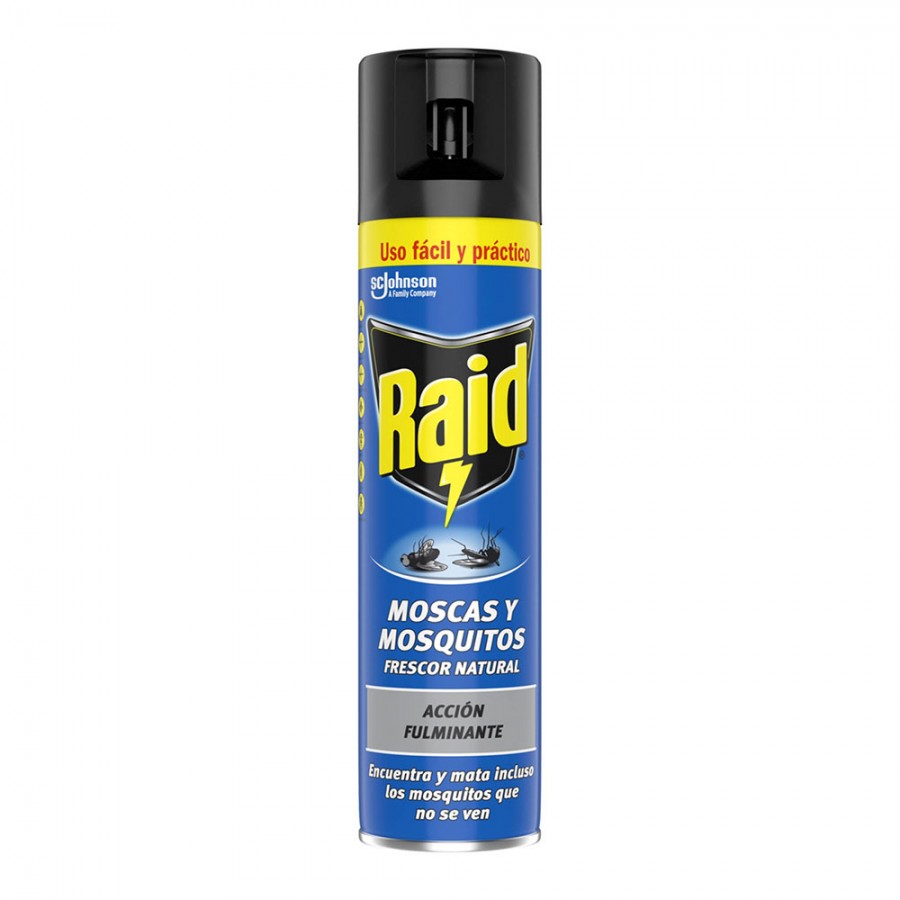 INSECTICIDA RAID MOSCAS E MOSQUITOS 400ML INSECTICIDA RAID MOSCAS E MOSQUITOS 400ML