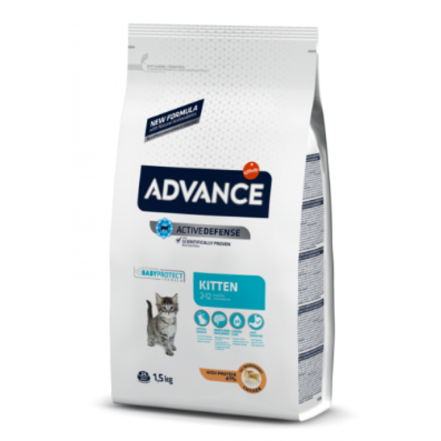 ADVANCE GATO KITTEN CHICKEN & RICE -  1,5KG