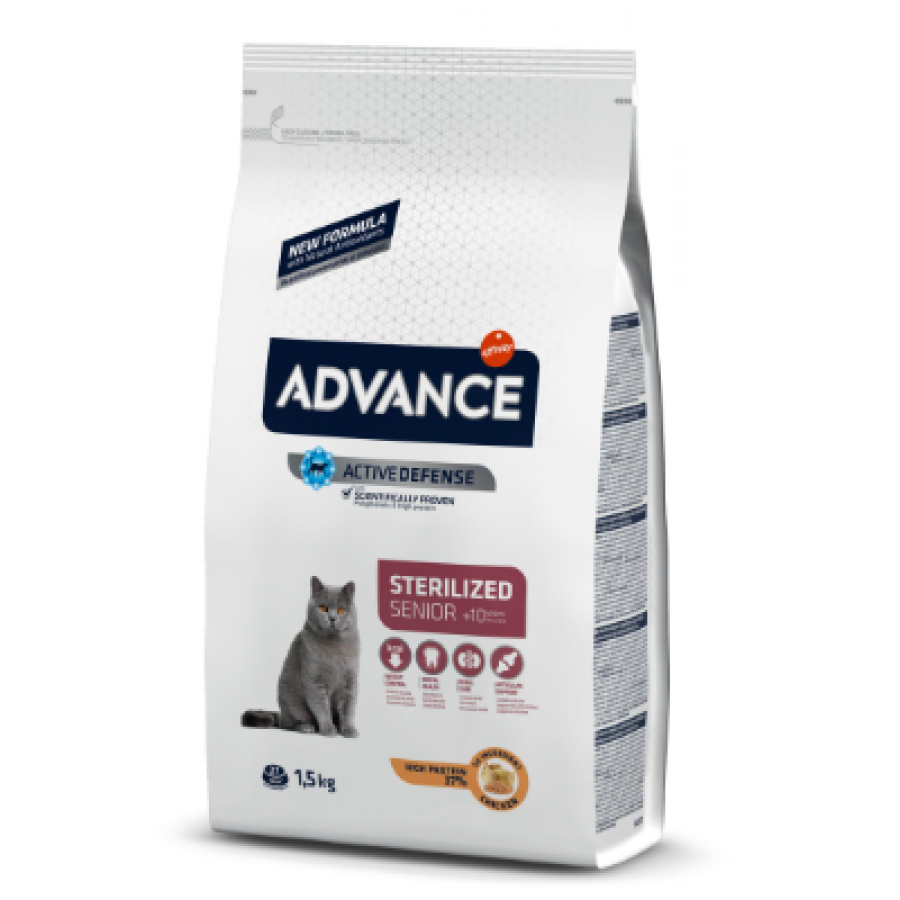 ADVANCE GATO SENIOR STERILIZED (10ANOS) - 1,5KG ADVANCE GATO SENIOR STERILIZED (10ANOS) - 1,5KG