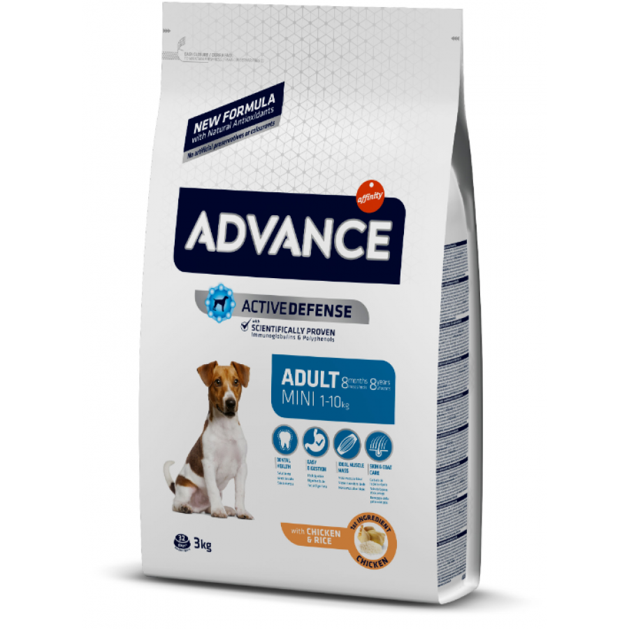 ADVANCE CAO MINI ADULT CHICKEN & RICE- 3KG ADVANCE CAO MINI ADULT CHICKEN & RICE- 3KG