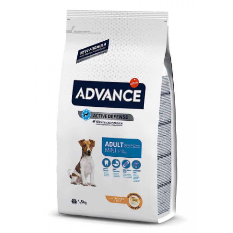 ADVANCE CAO MINI ADULT CHICKEN & RICE- 1,5KG ADVANCE CAO MINI ADULT CHICKEN & RICE- 1,5KG