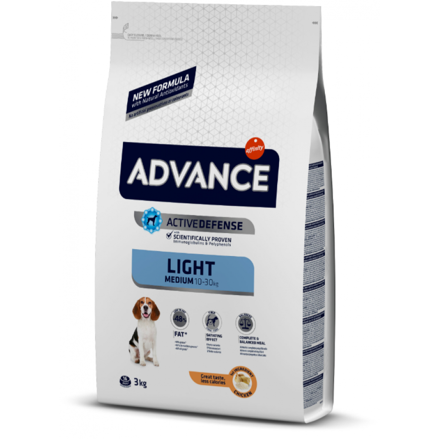 ADVANCE CAO MEDIUM LIGHT CHICKEN & RICE- 3KG ADVANCE CAO MEDIUM LIGHT CHICKEN & RICE- 3KG