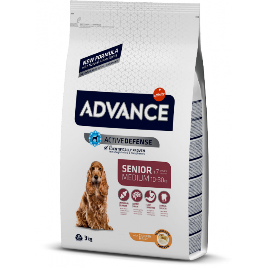 ADVANCE CAO MEDIUM SENIOR CHICKEN & RICE- 3KG