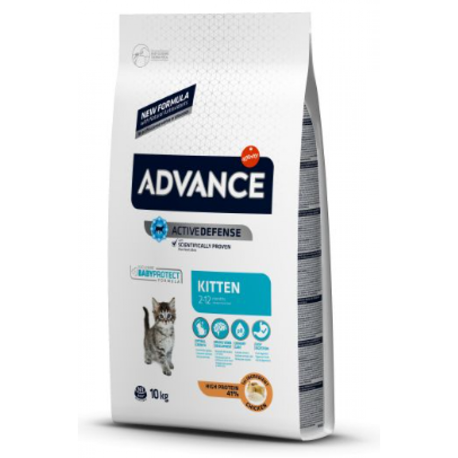ADVANCE GATO KITTEN CHICKEN & RICE - 10KG ADVANCE GATO KITTEN CHICKEN & RICE - 10KG