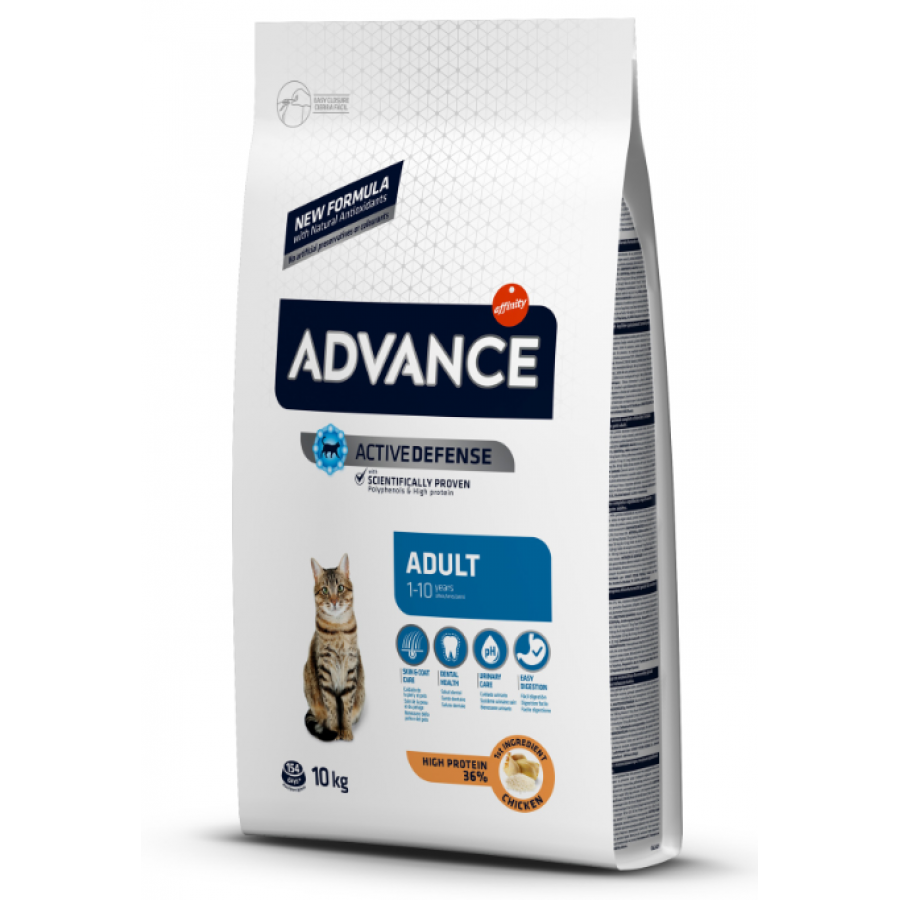 ADVANCE GATO ADULTO CHICKEN & RICE - 10KG ADVANCE GATO ADULTO CHICKEN & RICE - 10KG