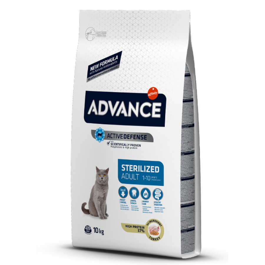 ADVANCE GATO ADULTO STERILIZED PERÚ & CEVADA - 10KG ADVANCE GATO ADULTO STERILIZED PERÚ & CEVADA - 10KG
