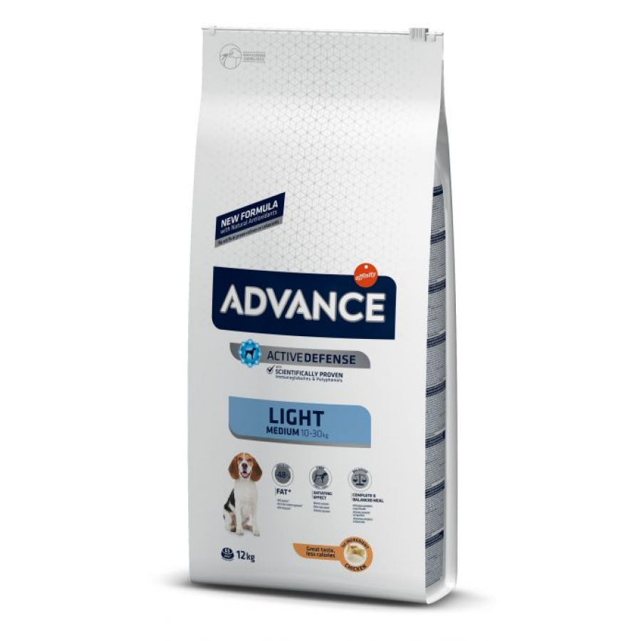 ADVANCE CAO MEDIUM LIGHT  CHICKEN & RICE- 12 KG