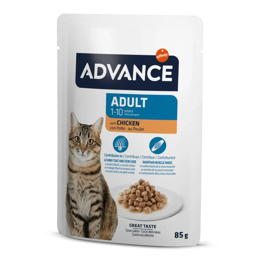 ADVANCE GATO ADULTO WET FRANGO - 85G ADVANCE GATO ADULTO WET FRANGO - 85G