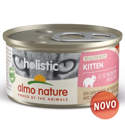 ALMO - GATO KITTEN COM CARNES BRANCAS  - 85 GR