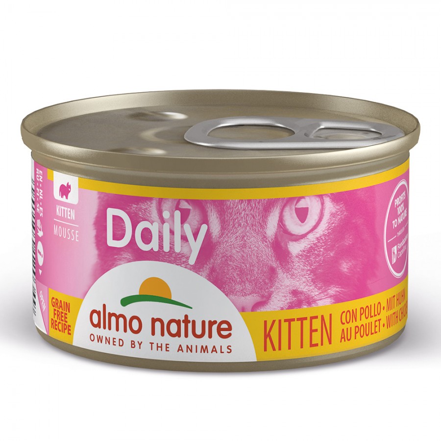 ALMO NATURE - GATO DAILY KITTEN FRANGO - 85 GR ALMO NATURE - GATO DAILY KITTEN FRANGO - 85 GR