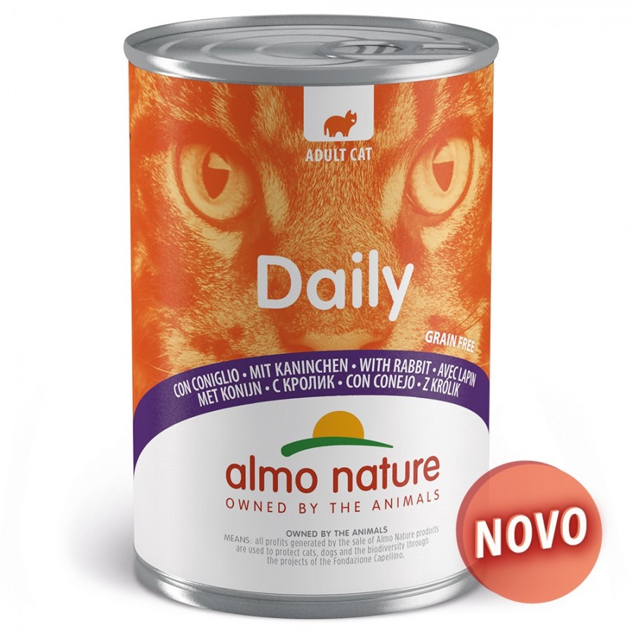 ALMO - GATO ADULTO COM COELHO - 400 GR ALMO - GATO ADULTO COM COELHO - 400 GR
