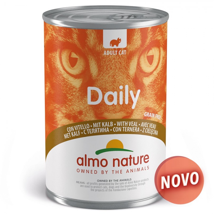 ALMO - GATO ADULTO COM VITELA - 400 GR