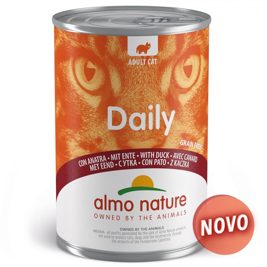ALMO - GATO ADULTO COM PATO - 400 GR ALMO - GATO ADULTO COM PATO - 400 GR