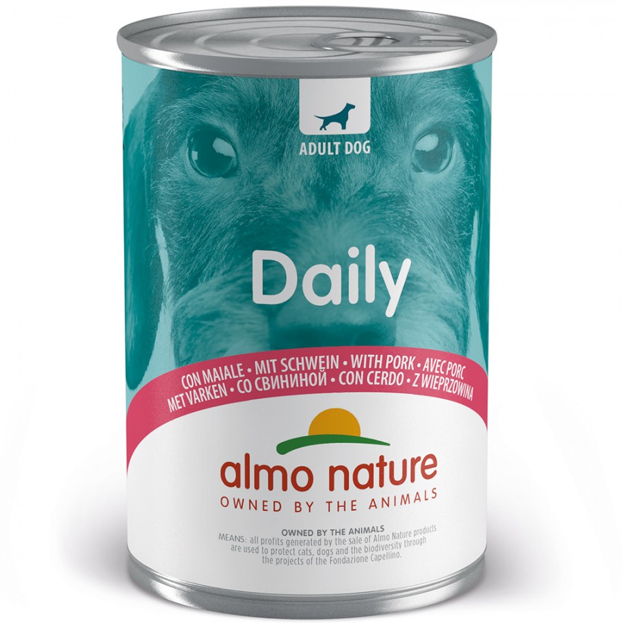 ALMO - CÃO ADULTO COM PORCO - 400 GR ALMO - CÃO ADULTO COM PORCO - 400 GR