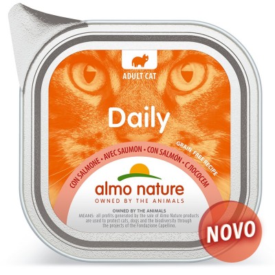 ALMO - GATO ADULTO COM SALMAO - 100 GR