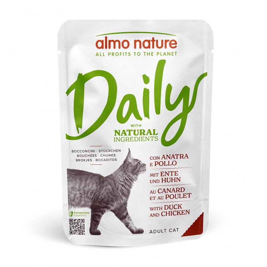 ALMO - GATO ADULTO COM FRANGO E PATO - 70 GR ALMO - GATO ADULTO COM FRANGO E PATO - 70 GR