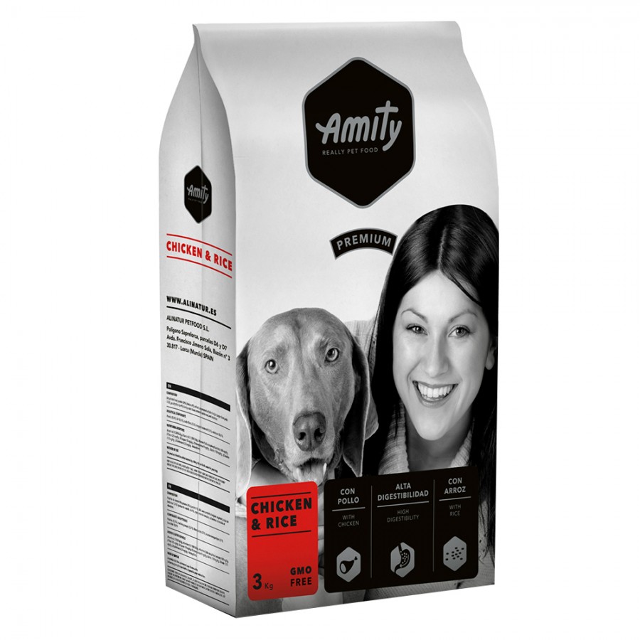 AMITY PREMIUM - CHICKEN & RICE - 3KG AMITY PREMIUM - CHICKEN & RICE - 3KG