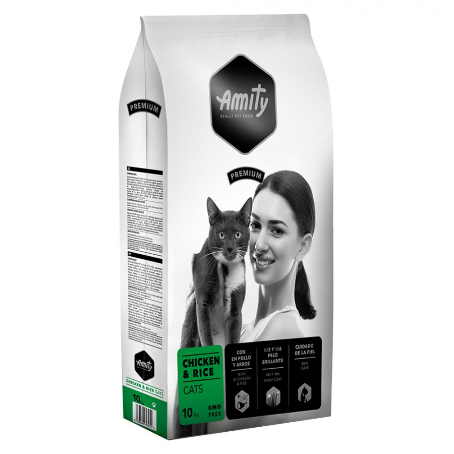 AMITY PREMIUM CHICKEN & RICE CATS - 10KG AMITY PREMIUM CHICKEN & RICE CATS - 10KG