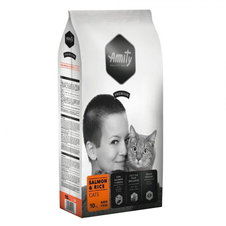 AMITY PREMIUM SALMON & RICE CATS - 10KG AMITY PREMIUM SALMON & RICE CATS - 10KG