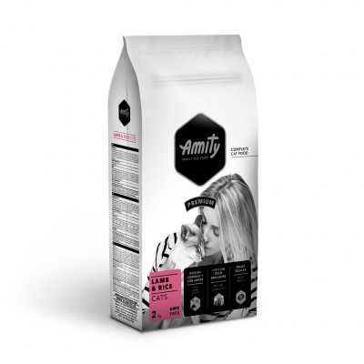AMITY PREMIUM - LAMB & RICE CATS - 2KG