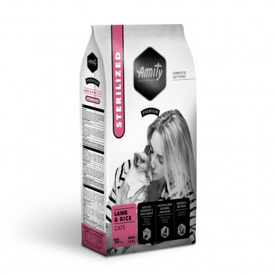 AMITY PREMIUM - LAMB & RICE CATS STERILIZED - 10KG