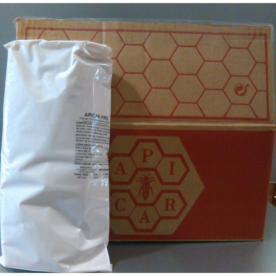 APICAR PRO - ALIMENTO PARA ABELHAS - CAIXA 12KG APICAR PRO - ALIMENTO PARA ABELHAS - CAIXA 12KG