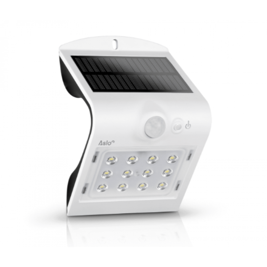 ASLO APLIQUE LED SOLAR ORB C/SENSOR 1.5WT BRANCO ASLO APLIQUE LED SOLAR ORB C/SENSOR 1.5WT BRANCO