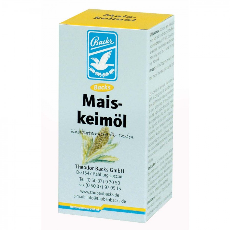 BACKS MAISKEIMOL ( OLEO GERMEN DE MILHO )- 250 ML BACKS MAISKEIMOL ( OLEO GERMEN DE MILHO )- 250 ML