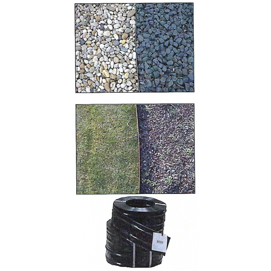 PERFIL PLASTICO BANDA DELIMITADORA PRETO - 25MTX250MM PERFIL PLASTICO BANDA DELIMITADORA PRETO - 25MTX250MM