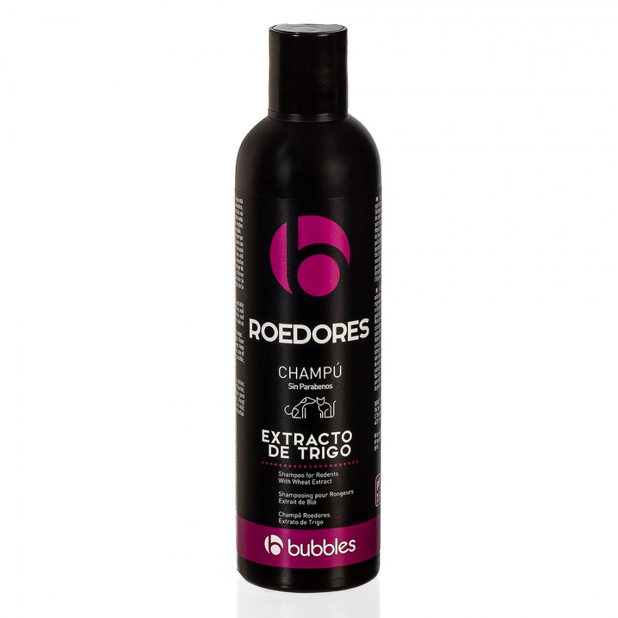 BUBBLES SHAMPOO P/ ROEDORES EXTRATO DE TRIGO - 250 ML