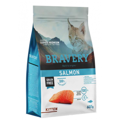 BRAVERY GATO KITTEN SALMON - 600G