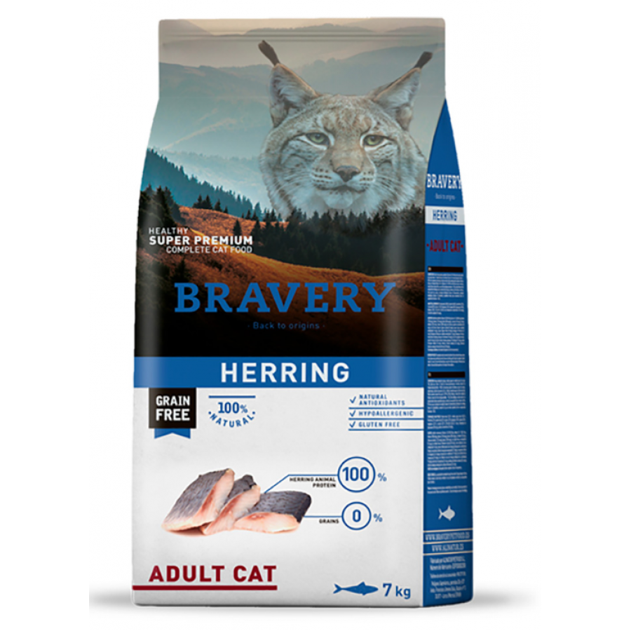 BRAVERY GATO ADULTO HERRING - 7KG BRAVERY GATO ADULTO HERRING - 7KG