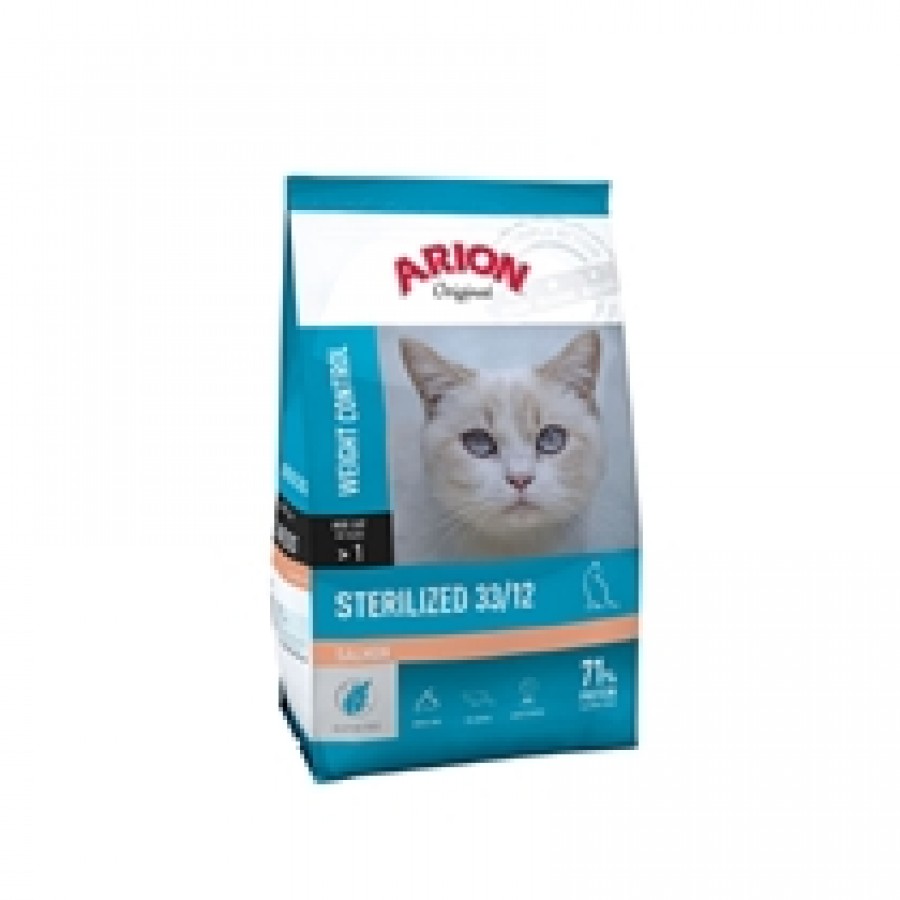 ARION ORIGINAL CAT STERILIZED SALMON  - SC 7.5 KILOS