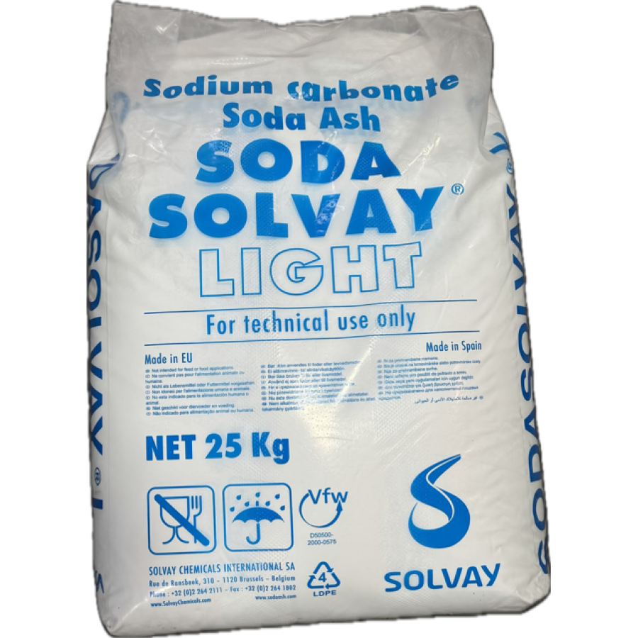 CARBONATO DE SODIO - SACO 25 KILOS CARBONATO DE SODIO - SACO 25 KILOS