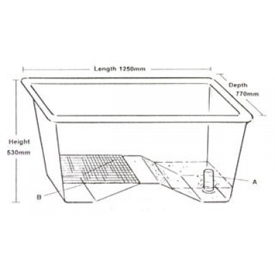CUBICULO PARA CRIAÇÃO DE AVES AQUATICAS EM POLYESTER