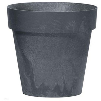 VASO CUBE BETON EFECT ANTRACITE -140MM