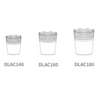 VASO LACE BRANCO - 140CM