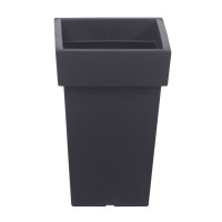 VASO LOFLY SQUARE ANTRACITE -200MM VASO LOFLY SQUARE ANTRACITE -200MM