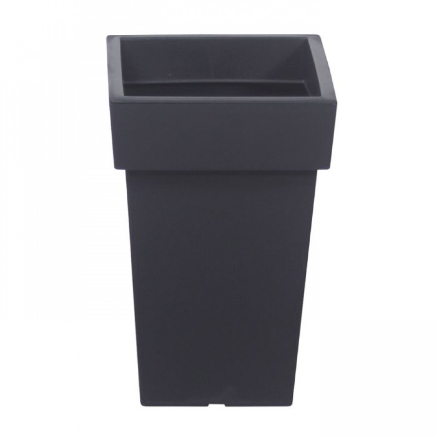 VASO LOFLY SQUARE ANTRACITE -200MM VASO LOFLY SQUARE ANTRACITE -200MM