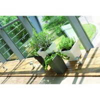 VASO LOFLY SQUARE ANTRACITE -200MM VASO LOFLY SQUARE ANTRACITE -200MM
