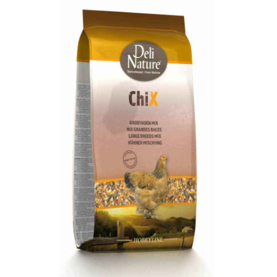 DELI NATURE HOBBYLINE CHIX MIXTURE LARGE BREEDS- 4KG (PRONTA A USAR) DELI NATURE HOBBYLINE CHIX MIXTURE LARGE BREEDS- 4KG (PRONTA A USAR)