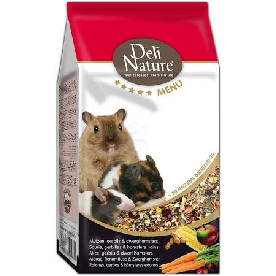 DELI NATURE RATOS, GERBILOS & HAMSTERS ANÕES MENU 750GR DELI NATURE RATOS, GERBILOS & HAMSTERS ANÕES MENU 750GR
