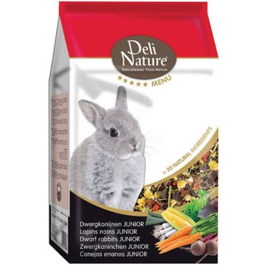 DELI NATURE COELHOS ANÕES JUNIOR MENU 2,5 KILOS