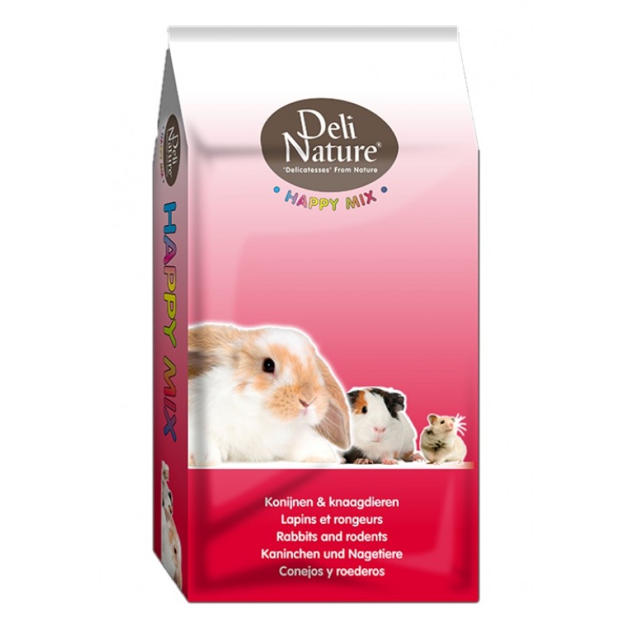 DELI NATURE HAPPY MIX PEQUENOS ROEDORES 15KG DELI NATURE HAPPY MIX PEQUENOS ROEDORES 15KG