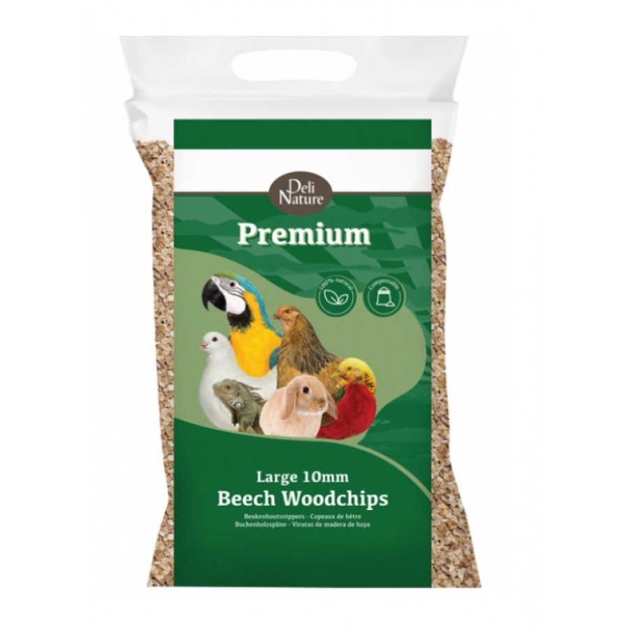 DELI NATURE LASCAS DE FAIA PREMIUM GRANDES  10MM - 5KG