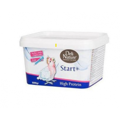 DELI NATURE PAPA DE CRIAÇÃO MÃO START + HIGHT ENERGY- 500 GR