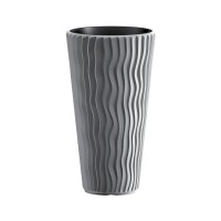 VASO SANDY SLIM CINZA - 300CM VASO SANDY SLIM CINZA - 300CM