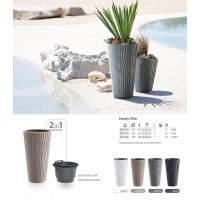 VASO SANDY SLIM CINZA - 300CM VASO SANDY SLIM CINZA - 300CM